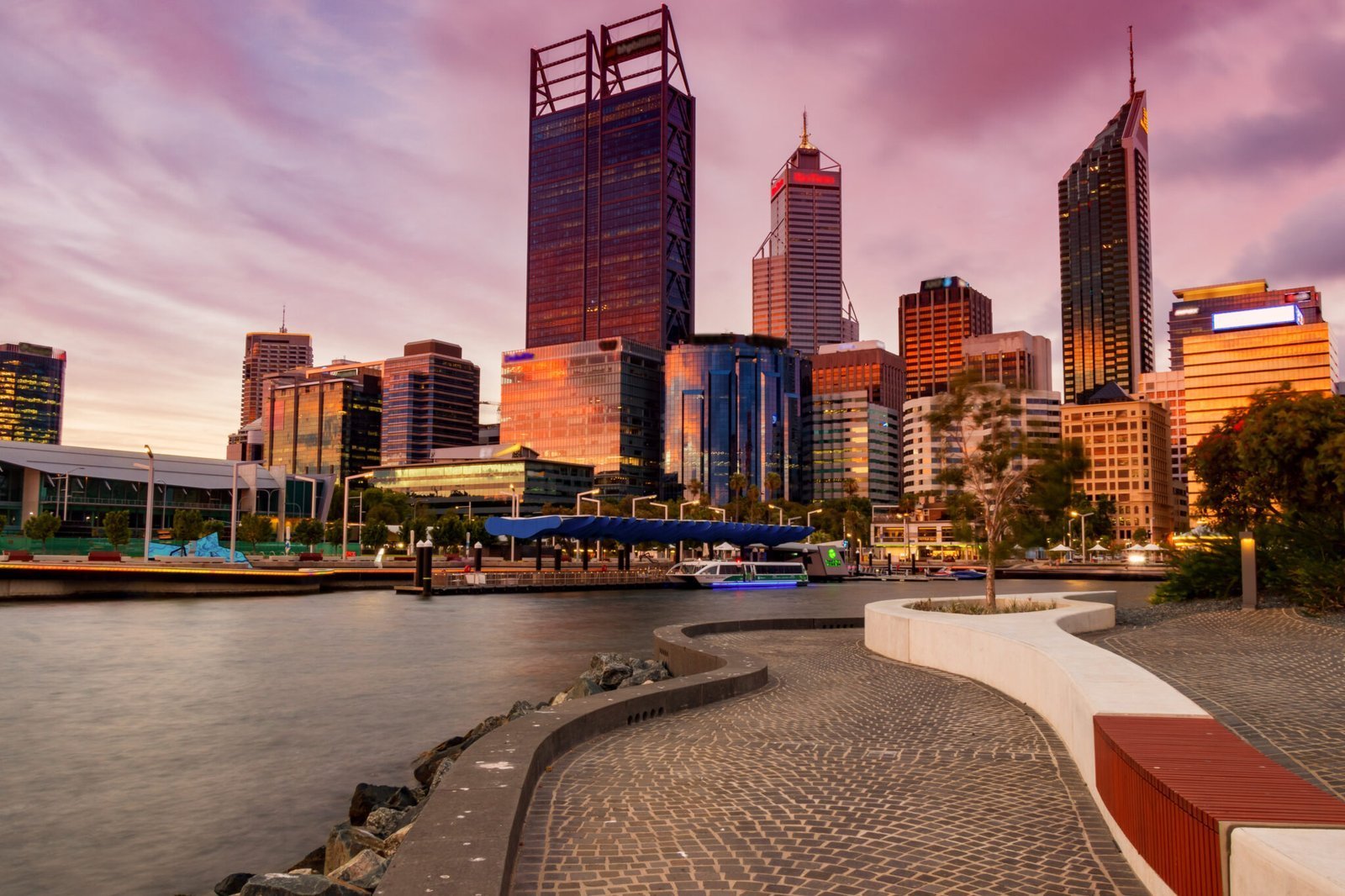 Perth western Australia sky line